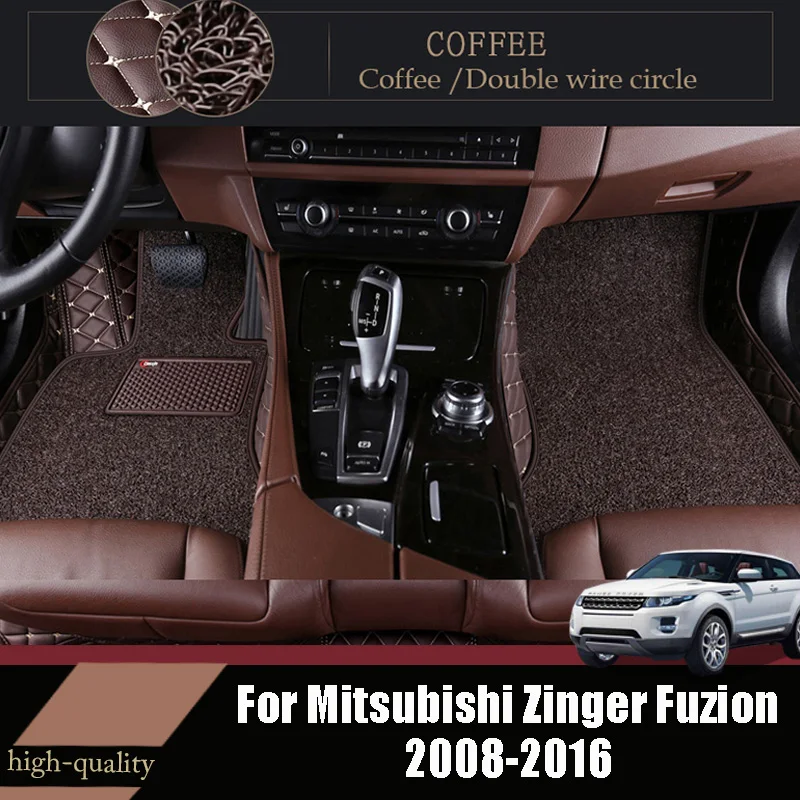 Автомобильные коврики для Mitsubishi Zinger прыгай 2016 2015 2014 2013 2012 2011 2010 2009 2008 7 местный