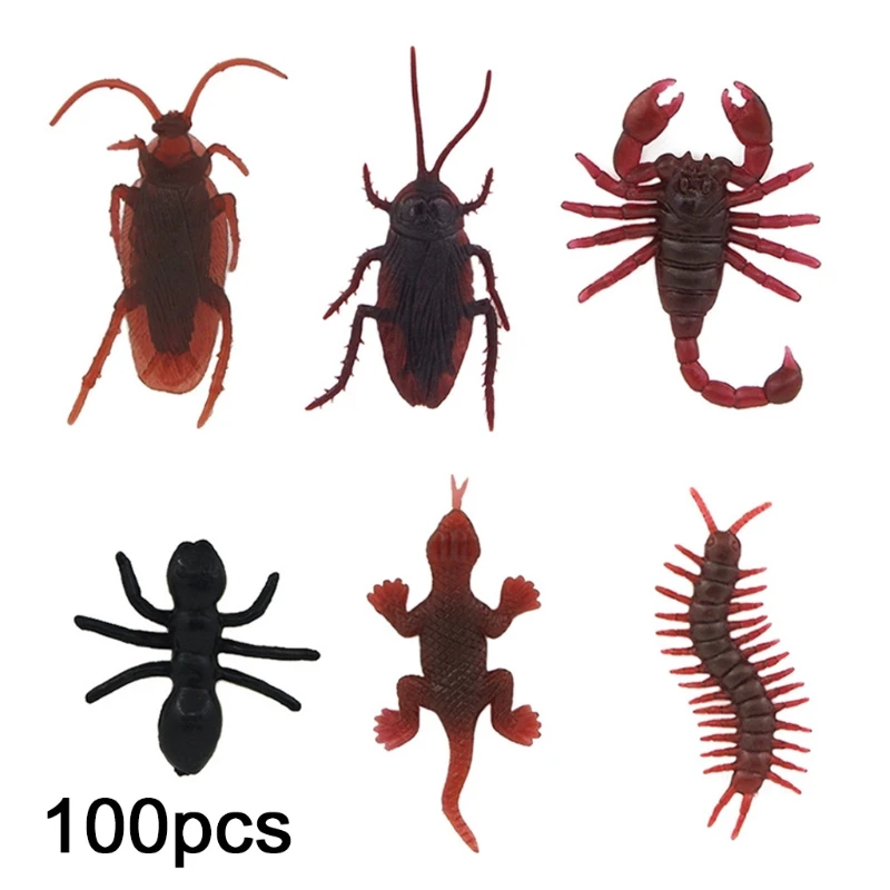 100 шт. для розыгрыша искусственный тараканов/геккона/Ant/сороконожек любимые страш