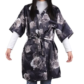 

Salon Client Gown Robe Cape Barber Apron Beauty Salon Gown Hair Salon Apron Hairdressing Guest Robe Hair Dyeing Gown SPA Care Ac