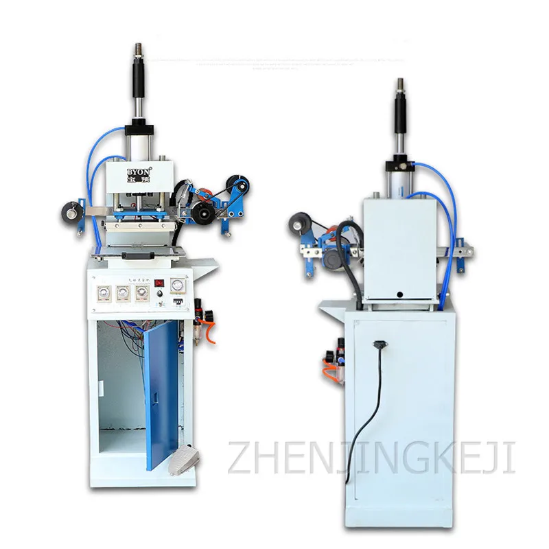 Pneumatic Automatic Bronzing Machine Leather Tag Business Card Hot Stamping Machine Branding Machine Efficient Ironing Machine