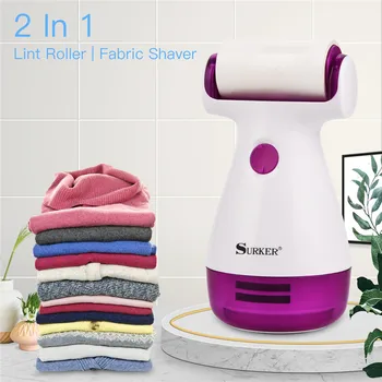 

2 in 1 Electric Lint Remover Rechargeable Fabric Shaver Sweater Fuzz Balls Removal Cutter Clothes Lint Roller Pills Cleaner 31
