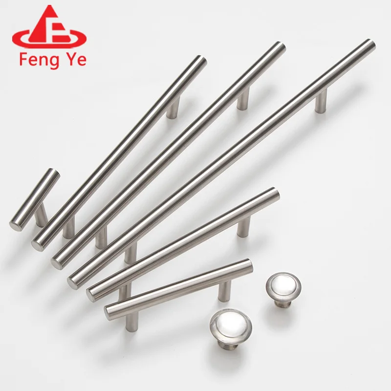 50mm to 500mm Stainless Steel Kitchen Door Cabinet T Bar Handle Pull Knob cabinet knobs furniture handle cupboard drawer | Обустройство