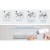 304 Stainless Steel Kitchen Bathroom Toilet Shelf Wall Mount Shower Adhesive Pad No Drill Organizer Shampoo Holder Rack 5