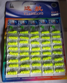 240 шт. (40 упаковок) семизвездочный поплавок разноцветный поплавок для ловли карпа Аксессуары для рыбалки рыболовные буйы большой средний маленький размер J006 2