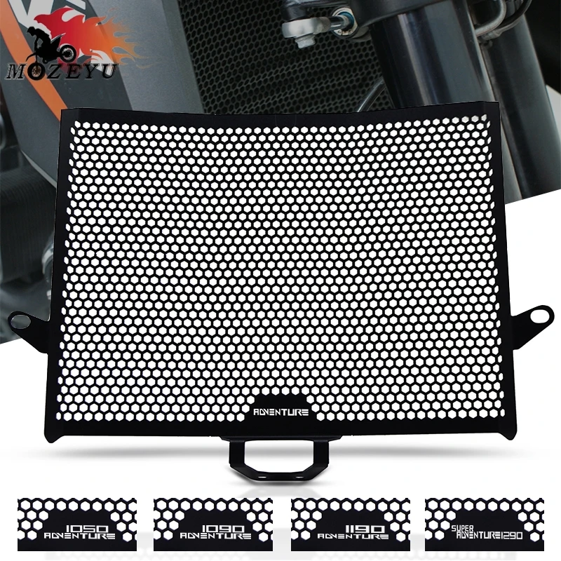 

For 1050 1090 1190 ADV 1290 Super Adventure/ ADV R/S/T 2014+ Aluminum Motorcycle Radiator Grille Guard Cover Protector