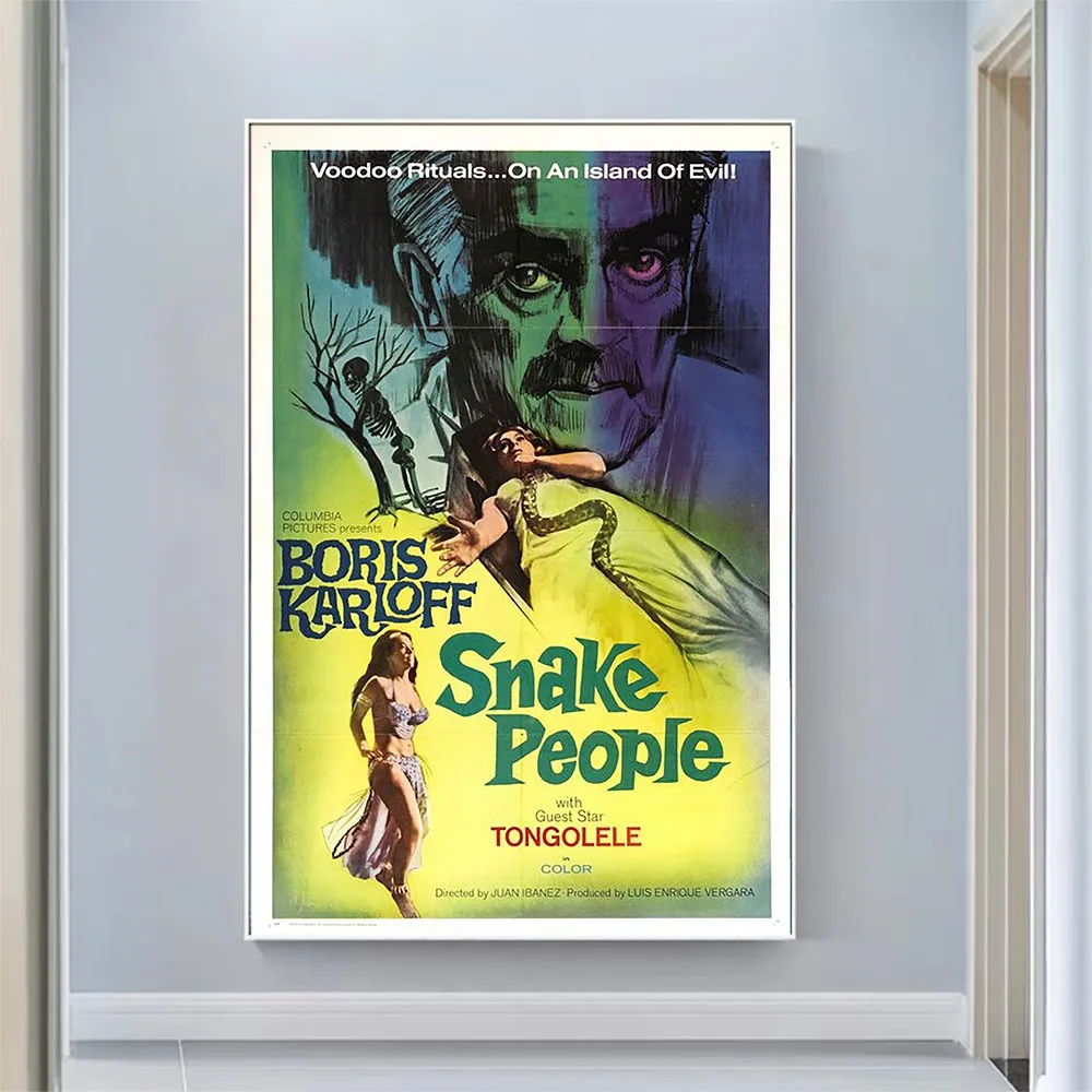 

V2265 Snake People Vintage Classic Movie Wall Silk Cloth HD Poster Art Home Decoration Gift