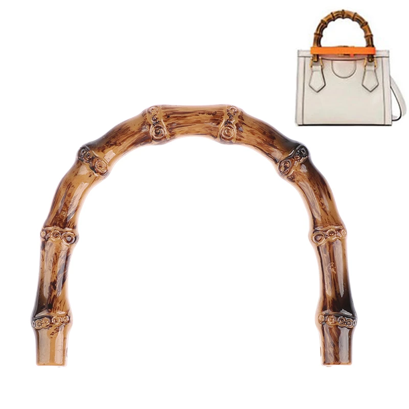 de mano de plástico asas naturales de imitación de bambú, Asa de repuesto, Diy, accesorios, 1 pieza|Piezas y accesorios para bolsos| - AliExpress