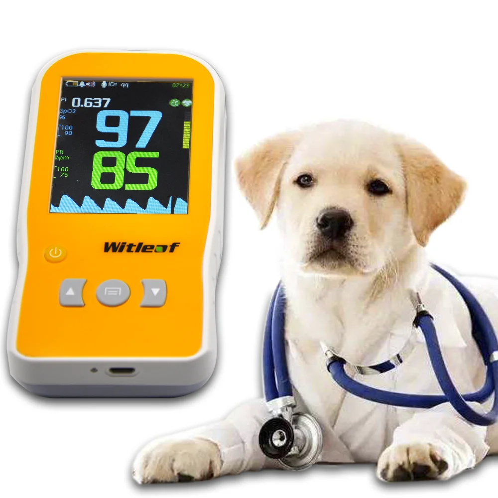 

WITLEOF 3.2" Veterinary Handheld Pulse Oximeter TFT LCD SPO2 PR Home Heart Rate Monitor
