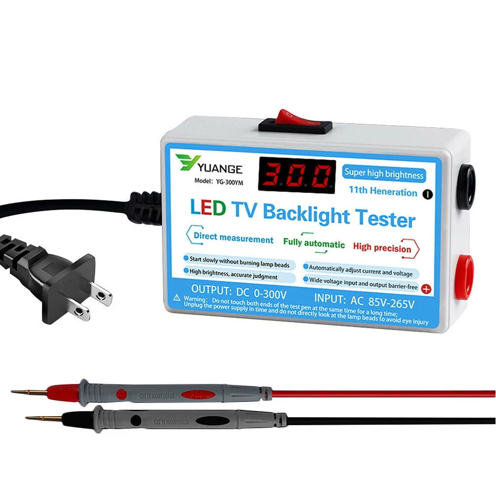 LED Lamp TV Backlight Tester Multipurpose LED Strips Beads Test Tool Measurement Instruments NEW LED Tester 0-300V Output afbeelding