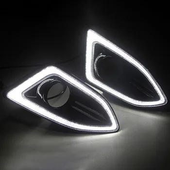 

LED DRL Daytime Running Light Fog Lamp 12V Car Running Lights for Ford Edge 2015-2017