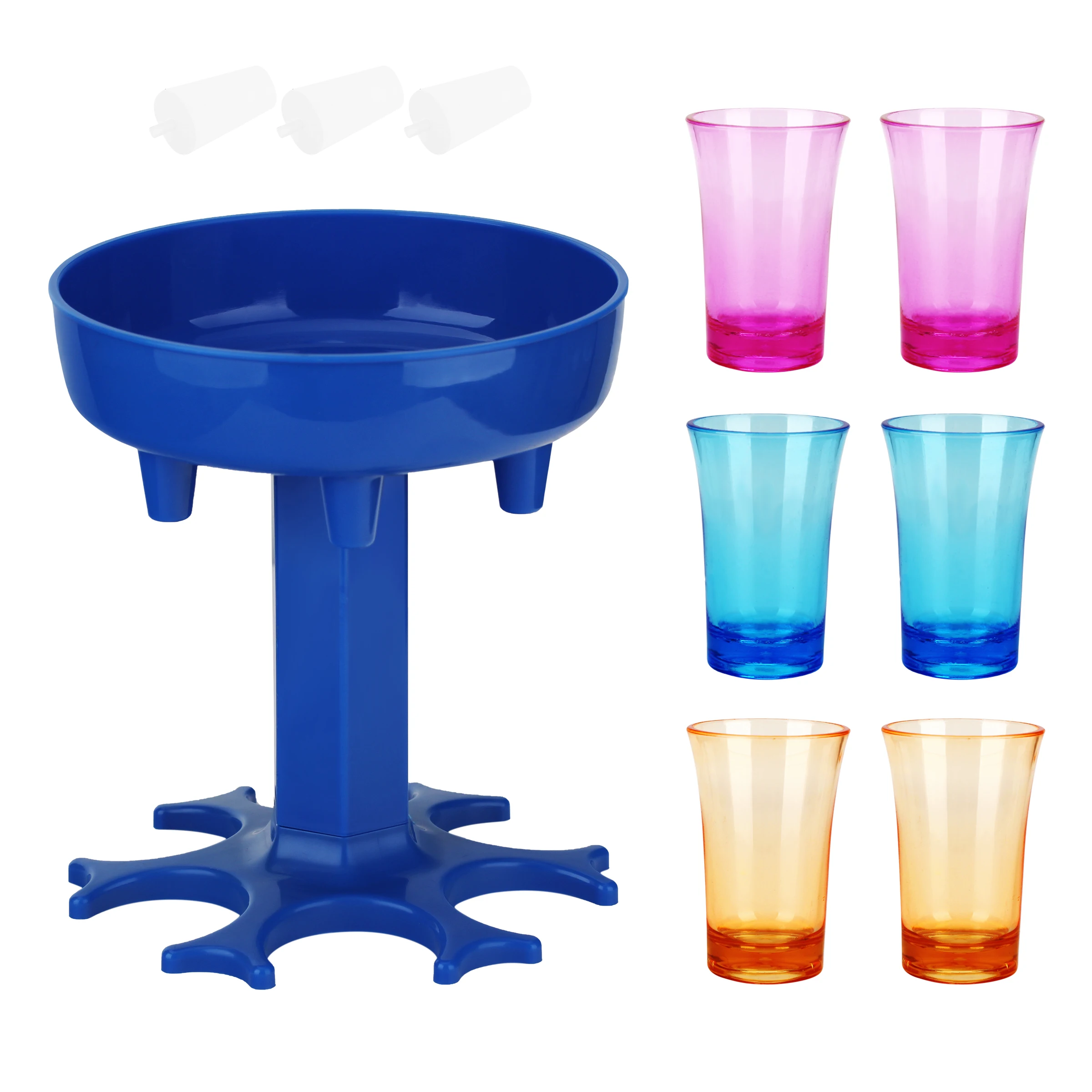 6 Shot Glass  Dispenser and Holder  Red Wine Whisky Beer Dispenser Portable Dispenser Party Bar Drinking Games Tools