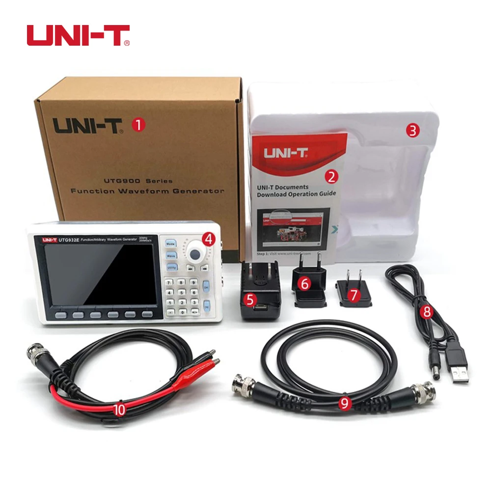 UNI T UTG962E UTG932E Function Arbitrary Waveform Generator Set Dual ...