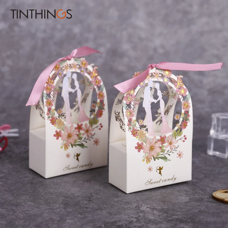 Wedding Box Gift Muslim Wedding Favor Gift Boxes for Guest Baby Shower Gift Box Pillow Boxes Personalized Gift Box Pillow Box