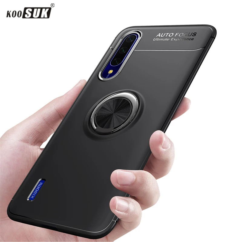 Для Xiaomi mi 9 Lite чехол-крышка Роскошная металлическая подставка с магнитным кольцом держатель чехол для телефона s для Xiao mi 9 mi 9 чехол Shockpoof