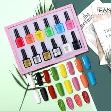 10 мл замачивающий набор гель-лаков для ногтей длительный Маникюр УФ гель лак основа и верхнее покрытие матовое покрытие взрыв волшебный набор для удаления ногтей