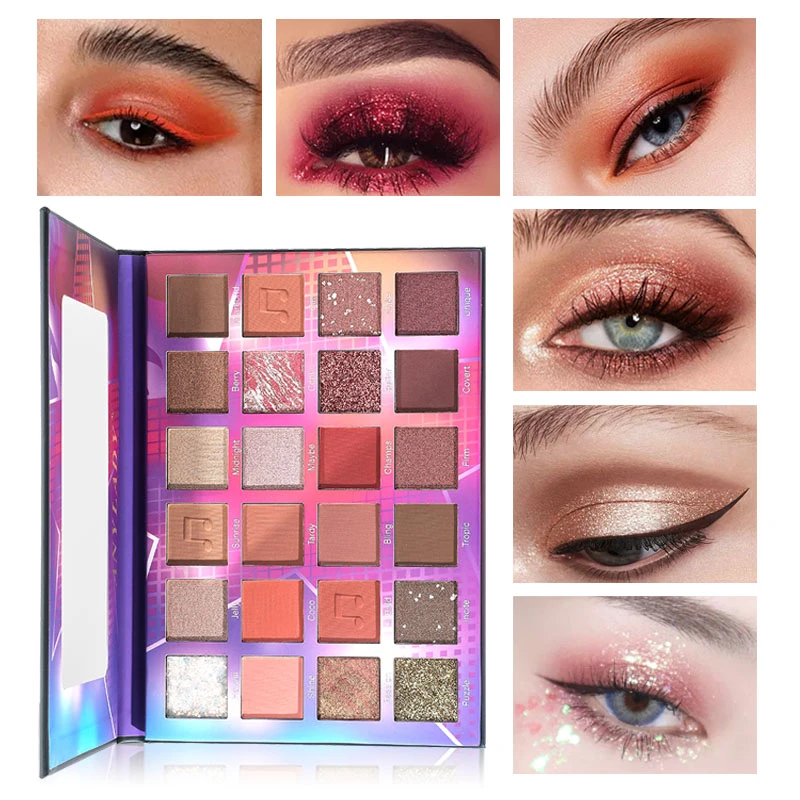 TEAYASON 15 Colors Splashy Candies Eye Shadow Palette Vivid Summer Look