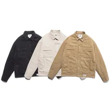 Новая зимняя хлопковая куртка свободного кроя в японском стиле, повседневная хлопковая куртка свободного кроя для мальчиков