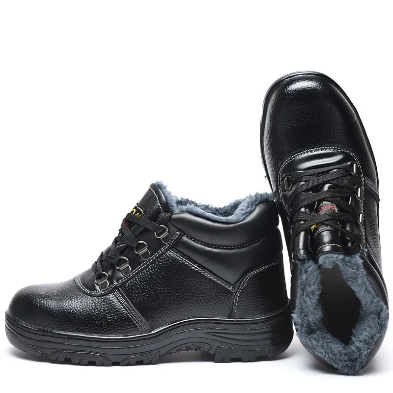 

Manufacturers Direct Selling Winter Cotton Smashing Anti Puncture Steel Head Safe Work Anti-slip Wear-Resistant Protection Safet