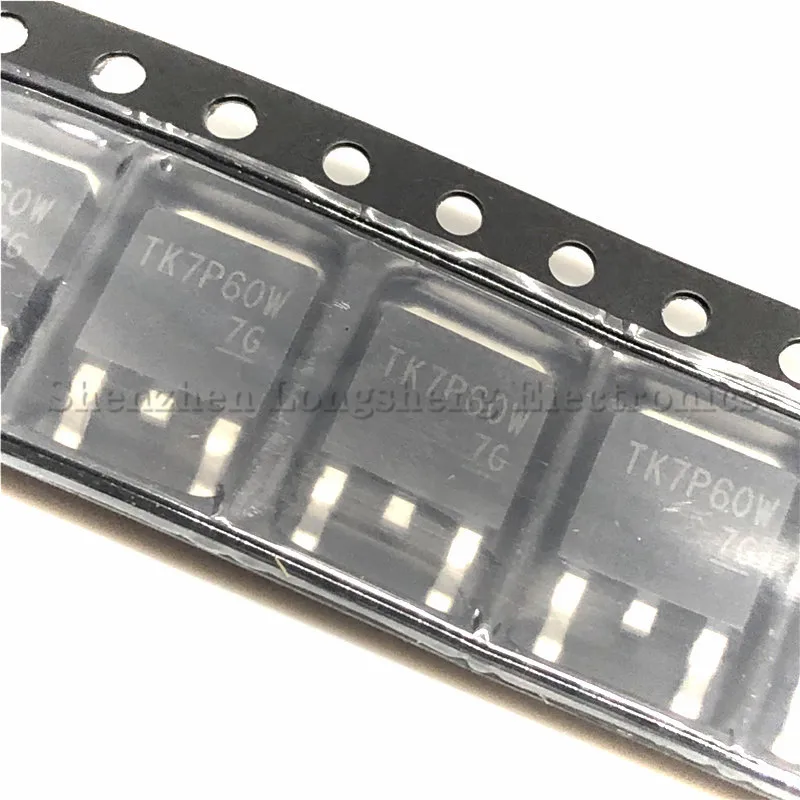 10 шт./лот TK7P60W TO-252 MOSFET MOS переключатель Triode 600V 7A | Электронные компоненты и