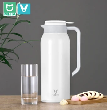 

2colors Xiaomi Mijia VIOMI Thermo Jug Portable 1.5L Water Kettle Stainless Steel Vacuum Flask Thermos Kettle Xiaomi Smart Home