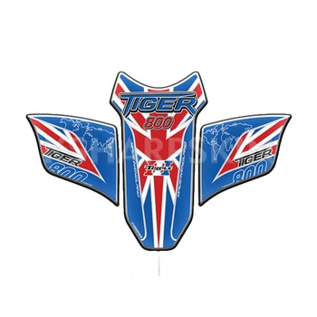 

MTKRACING for 3D Edge Gel Fuel Tank Pad Fish Bone Sticker Moto Protection Fuel Side Racing For Triumph Tiger 800 2010-2017