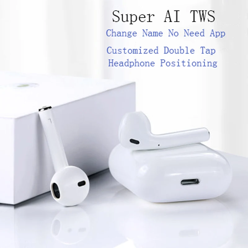 Супер AI TWS Aire2 Bluetooth 5 0 позиционирование + изменение имени умный датчик