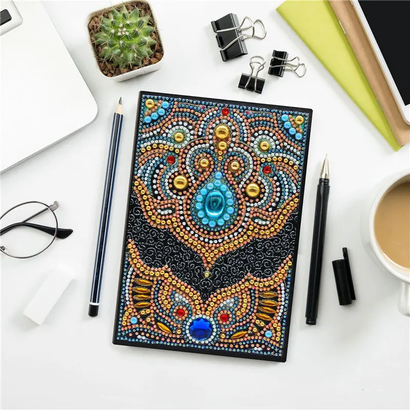 Винтажные частичные смолы DIY Алмазный альбом для рисования Блестящий 5D Pocketbook