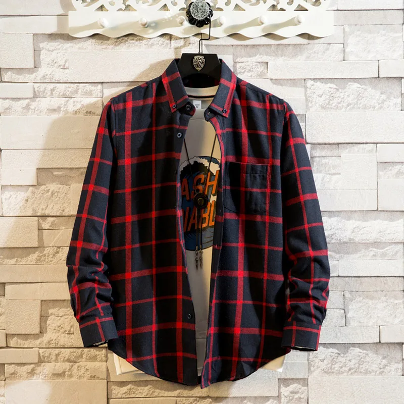 Высокое качество Модный дизайн Для мужчин платье мужская одежда Slim Fit Для мужчин рубашка с длинными рукавами Для мужчин Повседневное Для