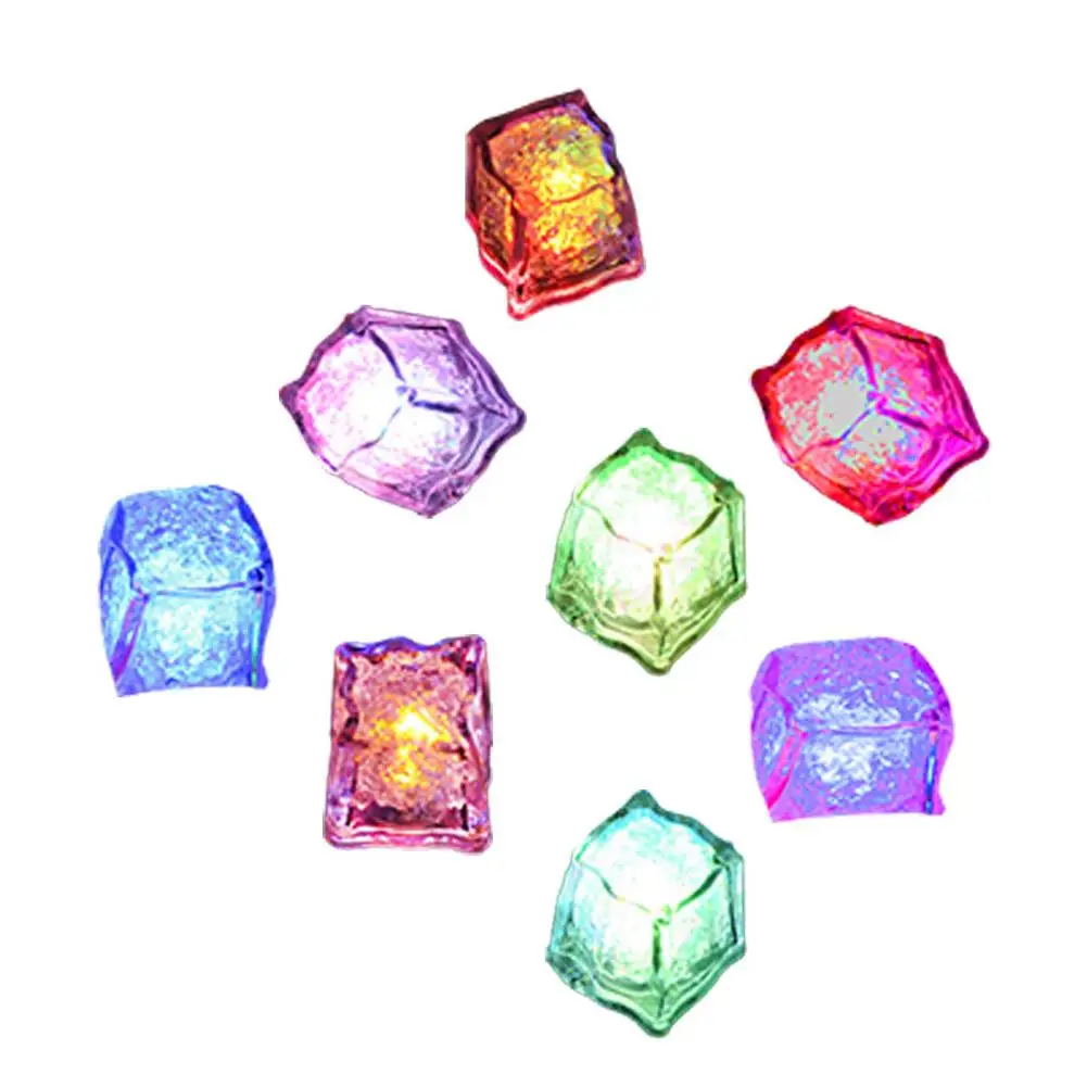 Children's Bathroom Bath Toys Baby Play Water Ocean Magic Ice Cube Lights Meet Water Glow Colorful Lights Bath Toys 4