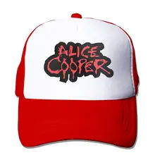 Логотип Alice Cooper, Регулируемый логотип музыкальной группы, Кепка-Дальнобойщик, бейсболка в сетку, Черная кепка для подростков и взрослых