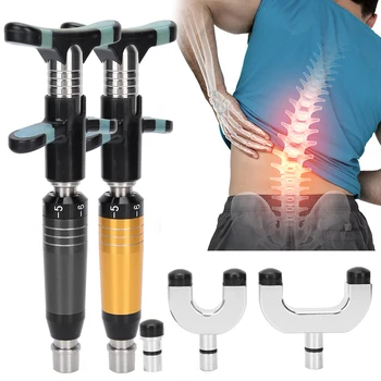 

Bone Correction Therapy Instrument Stimulator Manual Spine Chiropractic Massager Manual Bone Correction Gun Therapy Massager