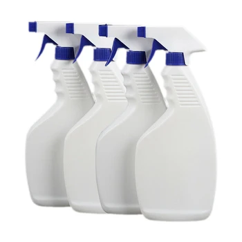 

4 Pcs 500Ml Hand Button Spray Bottles with Adjustable Nozzle Sprayers