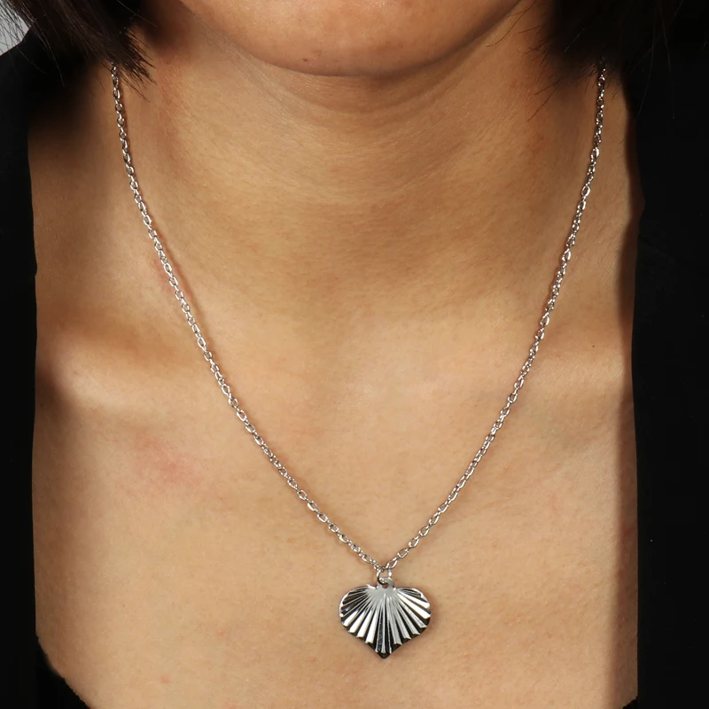 Новинка, Позолоченное серебряное ожерелье с маленьким сердцем, s Bijoux для женщин, воротники, модные ювелирные изделия, ожерелье с кулоном, брелок - Окраска металла: Style 13