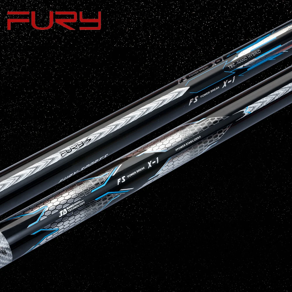 Fury Fs-pb-x1 Punch Cue 13mm Hell Fire Tip Carbon Fiber Technology 