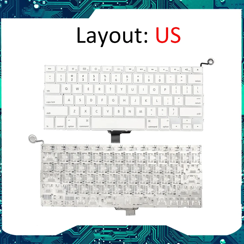 New for MacBook 13&quot A1342 Keyboard US English White Late 2009 Mid 2010 Year MC207 MC516 EMC 2350 | Компьютеры и офис