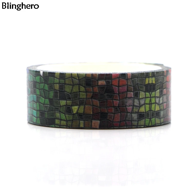 Blinghero Colorfun сетка 15 мм X 5 м васи лента рукоделие изоляционная лента клейкие наклейки с лентами Декоративные Канцелярские ленты наклейка BH0023