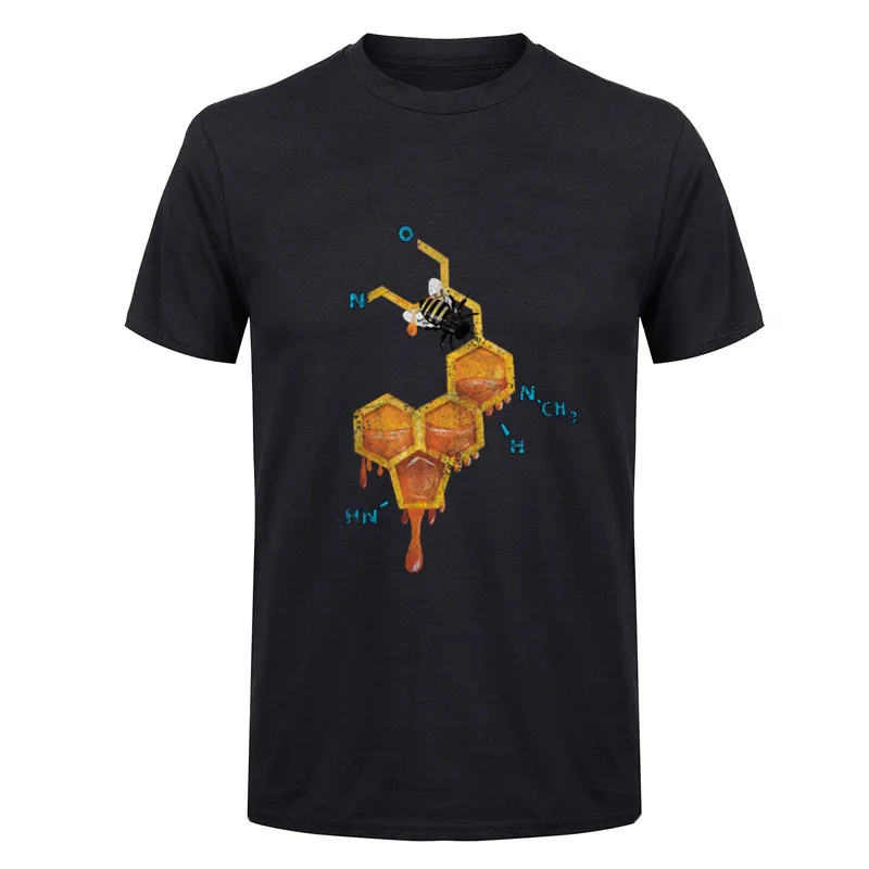 2018 новейшая футболка LSD honey Bee Beer Мужская модный дизайн математики Топы юмором