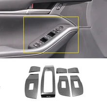 Нержавеющая сталь для Mazda 3 Axela аксессуары для автомобильных дверей, окон, стекла, подъемный переключатель, панель управления, крышка, отделка автомобиля, Стайлинг