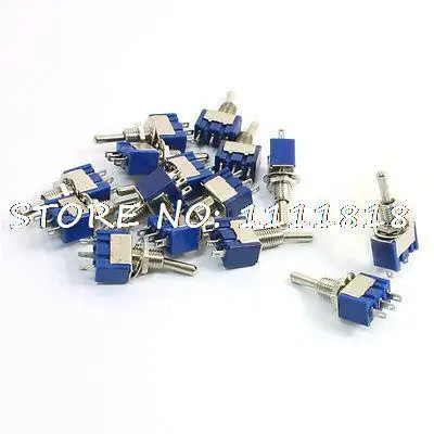 

15 Pcs 3 Position SPDT Locking Actuator Panel Mount Toggle Switch 6A 125VAC