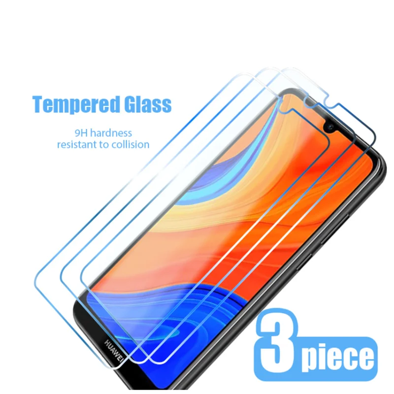 

3 Pcs! Toughed Glass for Huawei P30 Lite P40 Screen Protectors for Huawei Y9 Y7 Y6 Y5 2019 Film on Y6p Y9S Y7a Y8p Y6S Y7p Y5p