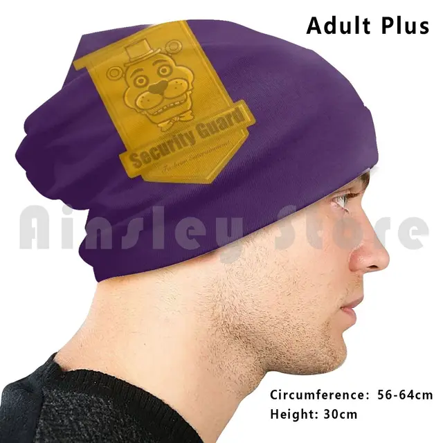 Fnaf Security Guard Badge Hat 373 Hat 