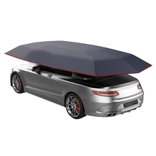 4.5x2.3M New Outdoor Car Vehicle Tent Car Umbrella Sun Shade Cover Oxford Cloth Polyester Covers Without Bracket