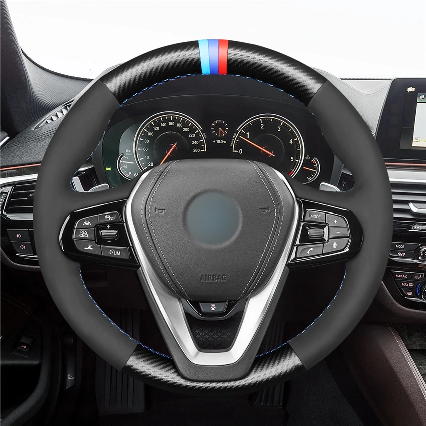 

DIY Anti-Slip Wear-Resistant Steering Wheel Cover For BMW G20 G21 F40 F44 G26 G30 G31 G32 G11 G12 X3 G01 Car Interior Decoration