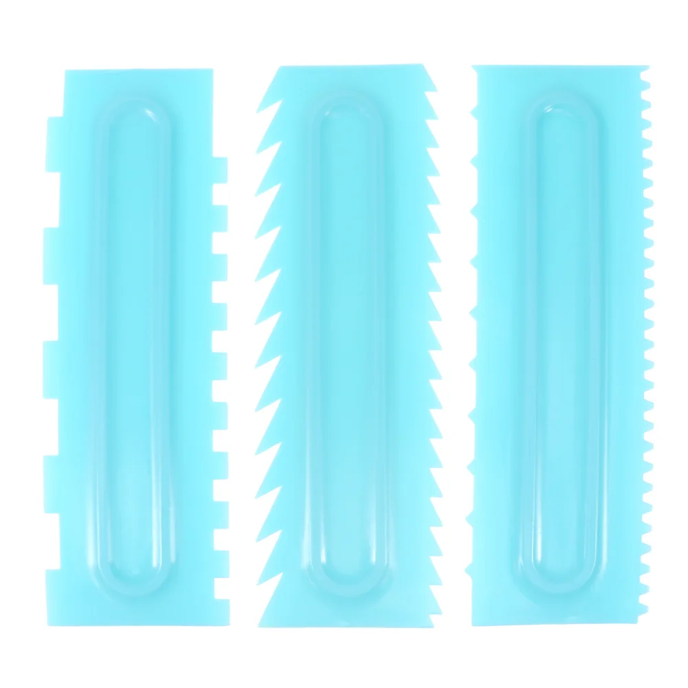 Cake Scraper Creative Double Edges Practical Cream Mousse Comb for Bakery