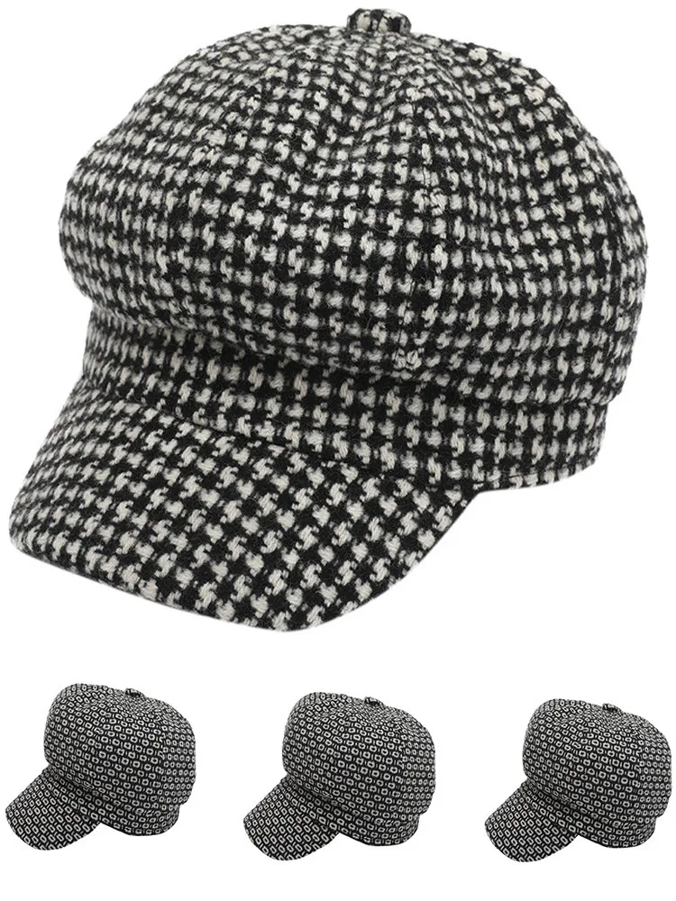 

Hawcoar Fashion Charming Women Winter Warm Hairy Beret Hat Fashion Pattern Caps Wholesale Free Ship шляпа женская летняя Z4