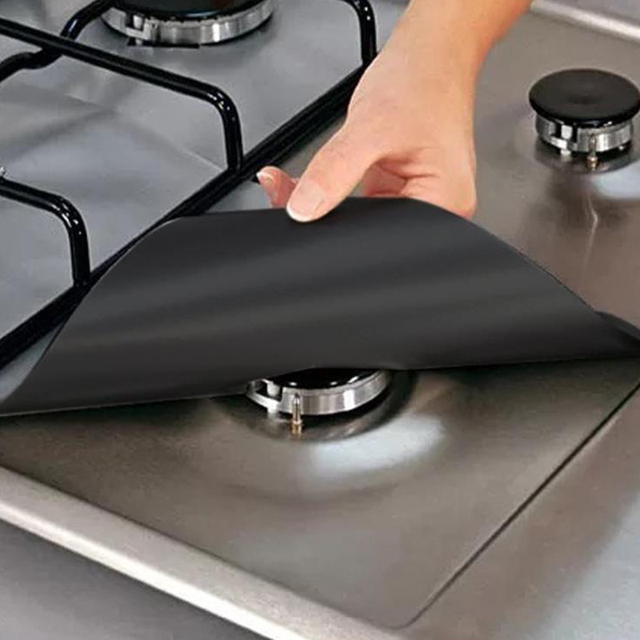 Stove Protector Cover Liner Gas Stove Protector Gas Stove Stovetop Burner Protector Mat Cooker Pad Liner Cover Kitchen Acc