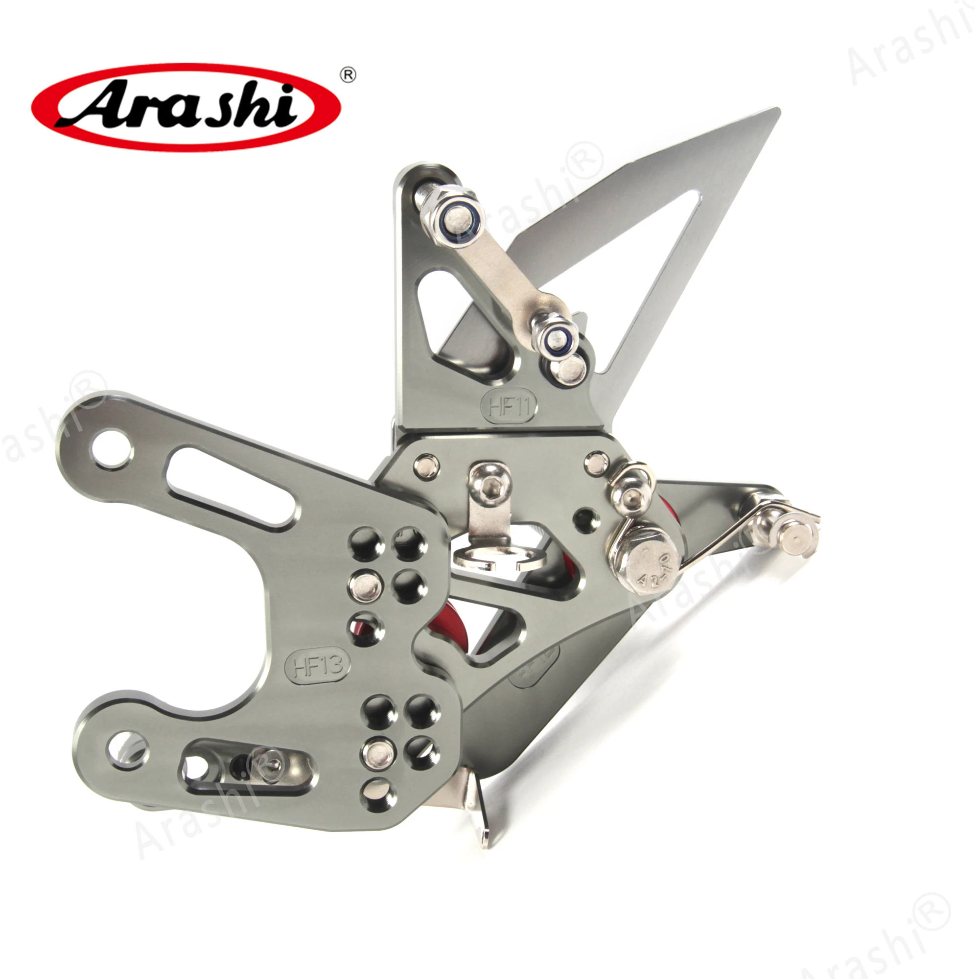 Араши CNC Регулируемая Задняя подставка для ног KAWASAKI NINJA ZX10R ZX 10R 2008 2009 2010 подножки