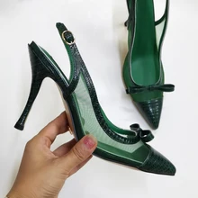 green snakeskin shoes