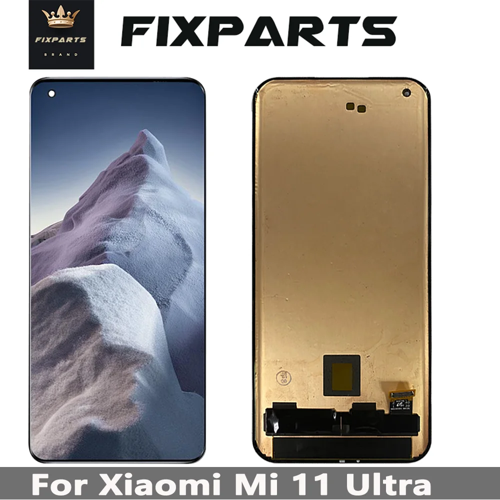 6 81 'ɺMOLED для Xiaomi Mi 11 ультра ЖК-дисплей с сенсорной панелью Замена M2102K1G M2102K1C