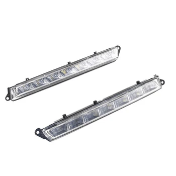

DHBH-1 Pair of Left and Right LED Daytime Running Fog Lights for Mercedes-Benz X164 X166 GL320 GL350 ML63 AMG 1649060351 1649060